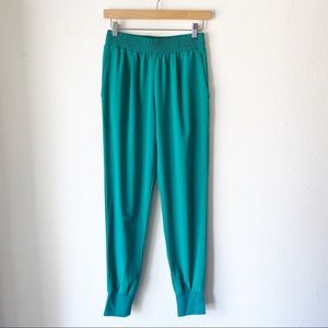 WAYF Where Are You From turquoise joggers